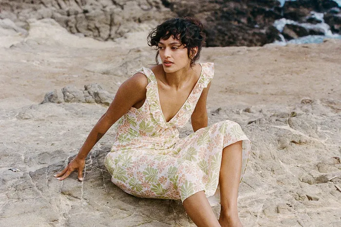 Rhythm Marloe Ruffle Top - WHITE sold by Sun Diego Boardshops product image thumbnail 3