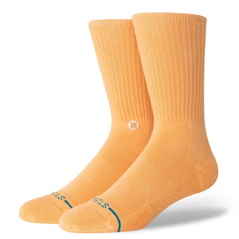 Stance ICON CREW SOCKS - PEACH sold by Sun Diego Boardshops