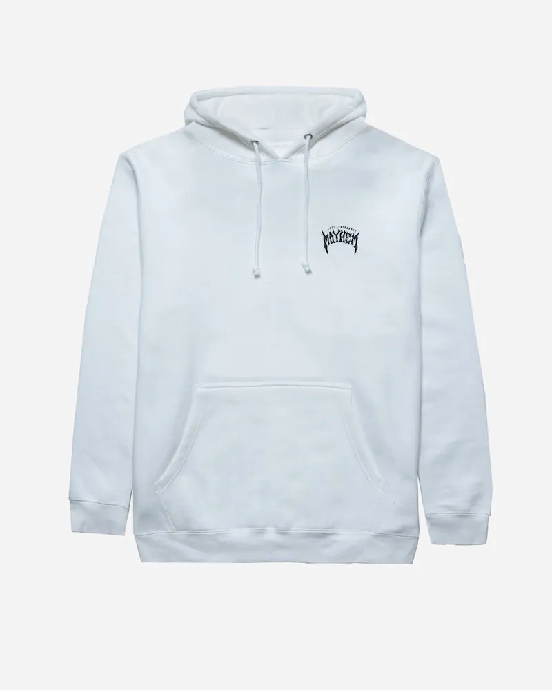 Lost Mayhem Designs Heavy Hoodie - WHITE sold by Sun Diego Boardshops