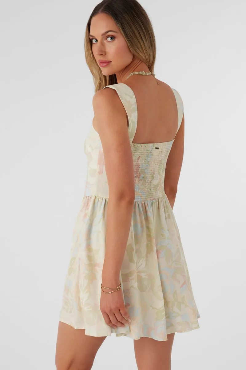 O'neill NYX VEDA TROPICAL DROP WAIST MINI DRESS - LINT sold by Sun Diego Boardshops product image thumbnail 2