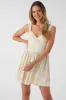 O'neill NYX VEDA TROPICAL DROP WAIST MINI DRESS - LINT sold by Sun Diego Boardshops