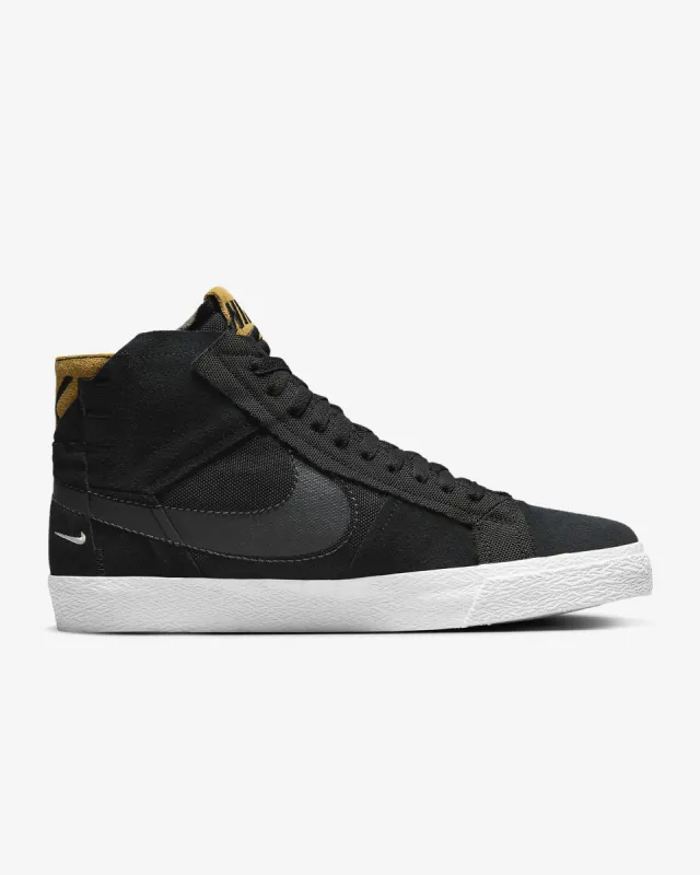 Nike SHOE ZOOM BLAZER MID PRM - ZINE BLACK/ANTHRACITE sold by Sun Diego Boardshops