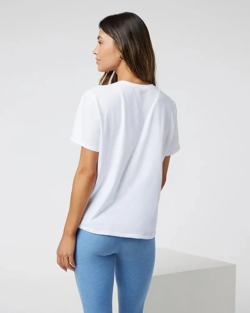 Vuori Feather Tee - WHITE sold by Sun Diego Boardshops product image thumbnail 2