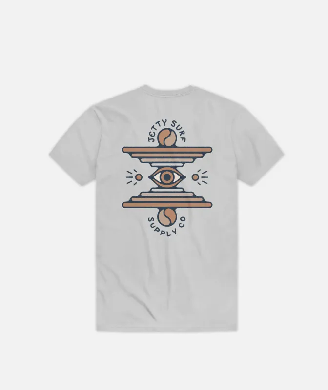 Grom Visions Tee - Light Grey sold by Sun Diego Boardshops