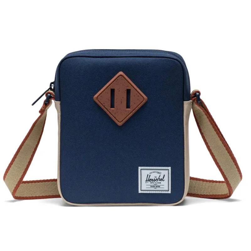 Herschel Supply Co  BAG HERITAGE CROSSBODY - BLACK IRIS/TWILL sold by Sun Diego Boardshops