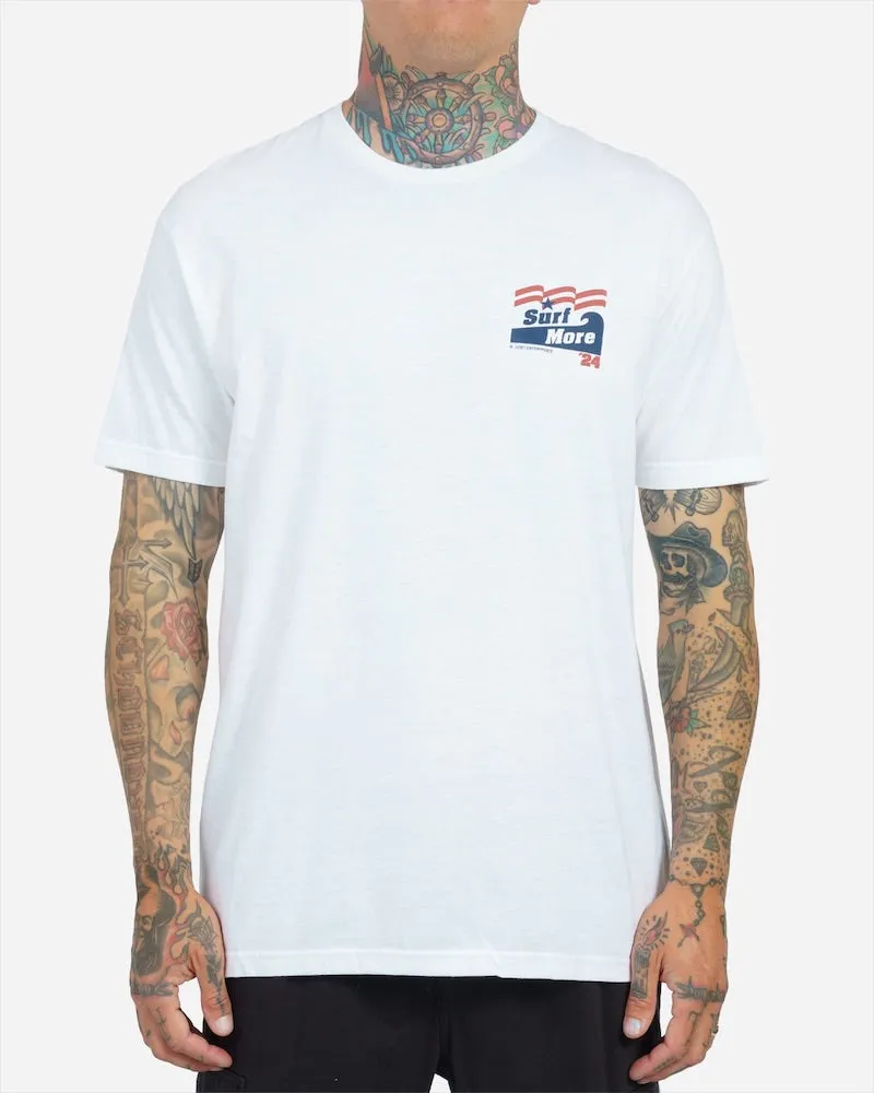 Lost Surf More Tee - White sold by Sun Diego Boardshops product image thumbnail 2