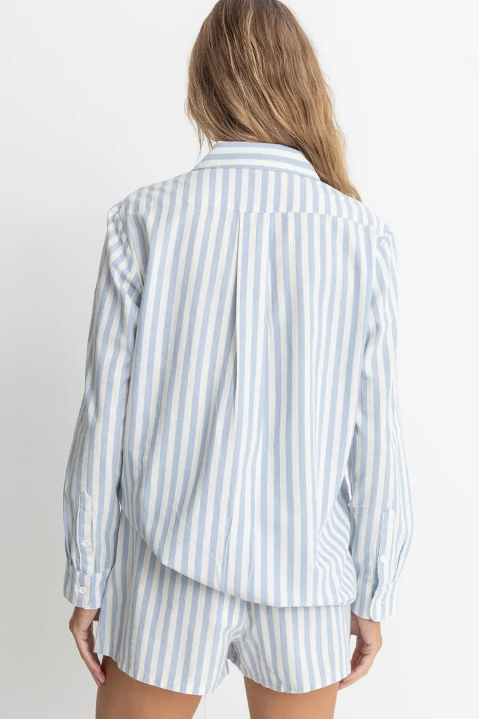 Rhythm Shoreline Beach Shirt - SKY sold by Sun Diego Boardshops product image thumbnail 2