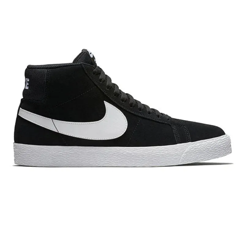 NIKE SB ZOOM BLAZER MID BLACK/WHITE sold by Sun Diego Boardshops