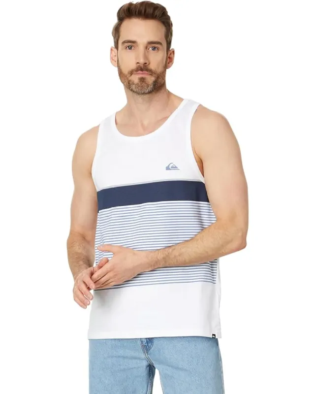 QUIKSILVER TIJUANA TANK - WHITE sold by Sun Diego Boardshops