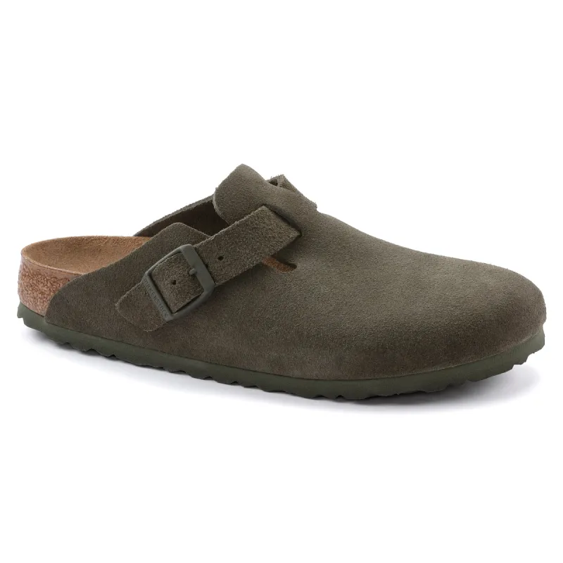 Birkenstock Boston Suede Leather - Thyme sold by Sun Diego Boardshops