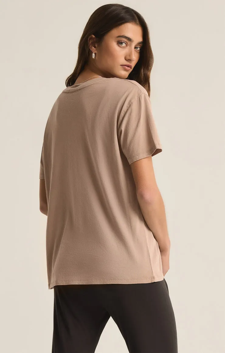 Z-Supply Sunday Funday Boyfriend Tee - LATTE sold by Sun Diego Boardshops product image thumbnail 2