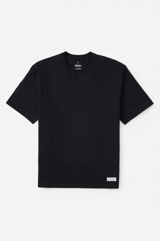 Katin Box Fit Heritage Tee - BLACK sold by Sun Diego Boardshops