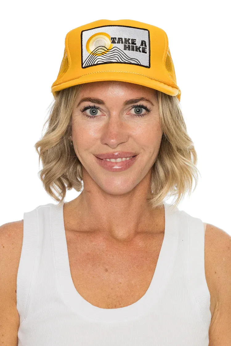 That Friday Feeling Take A Hike Sun Trucker Hat - GOLD sold by Sun Diego Boardshops product image thumbnail 2