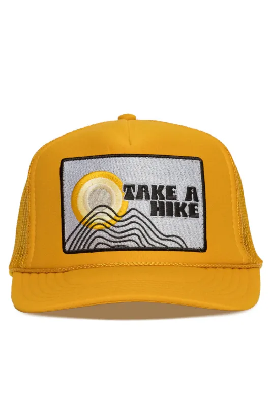 That Friday Feeling Take A Hike Sun Trucker Hat - GOLD sold by Sun Diego Boardshops