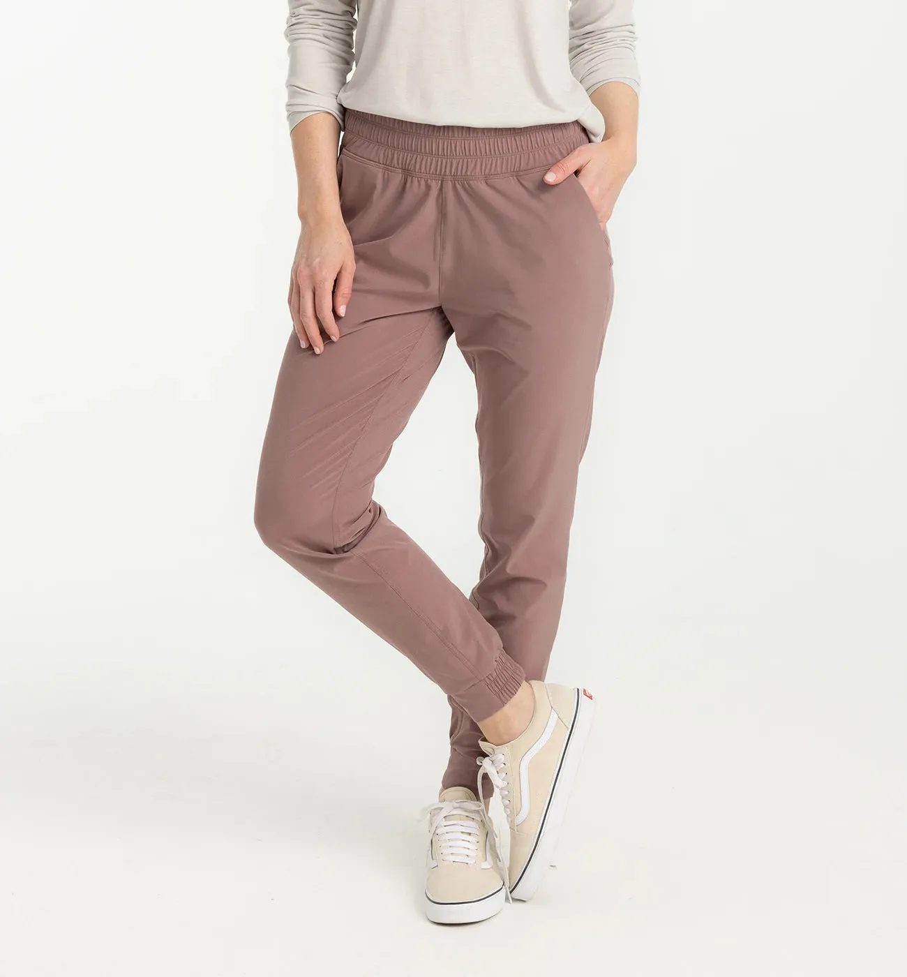 Free Fly Women's Breeze Pull-On Jogger - FIG sold by Sun Diego Boardshops
