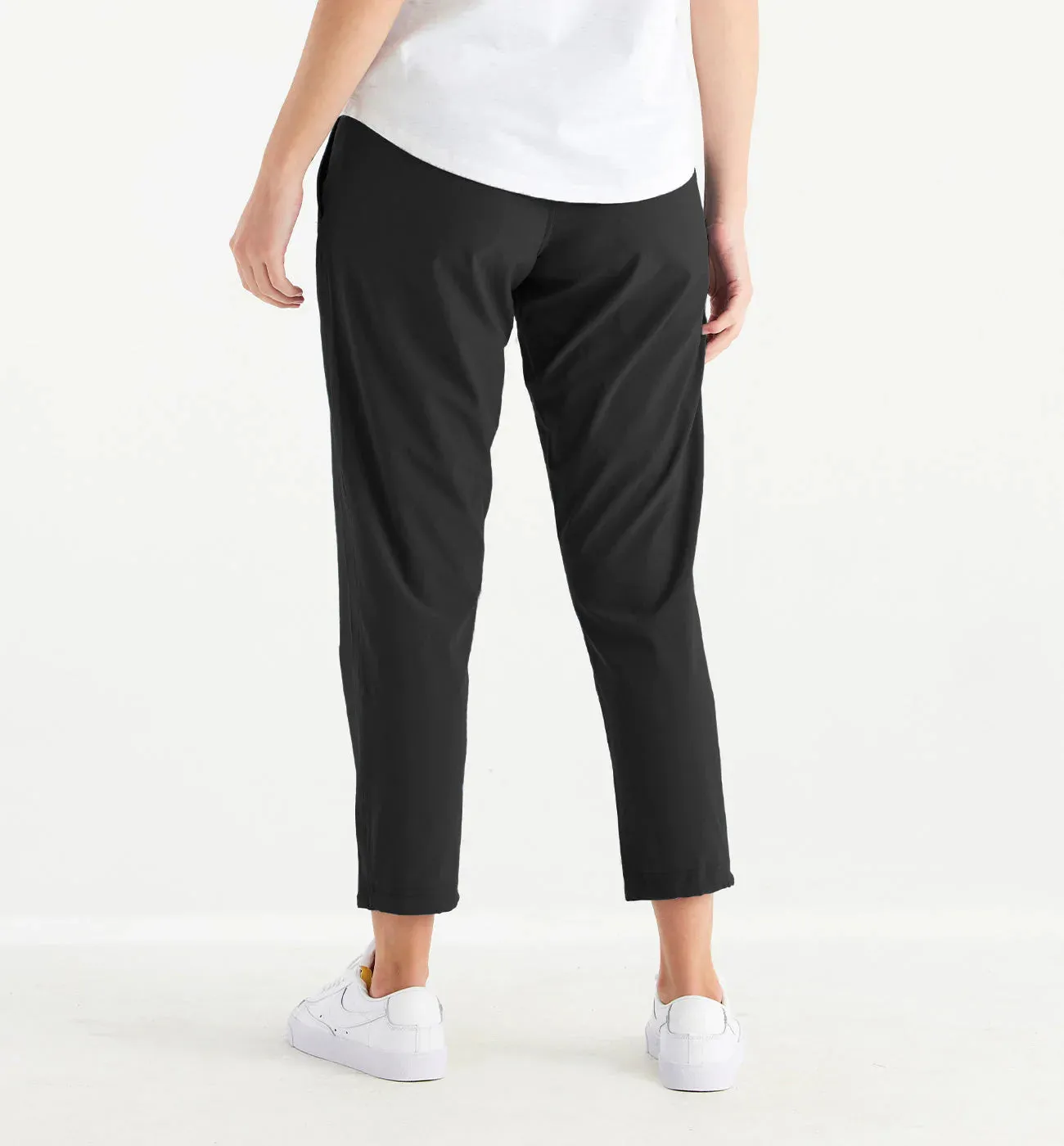 Free Fly Women's Breeze Cropped Pant - BLACK sold by Sun Diego Boardshops product image thumbnail 2