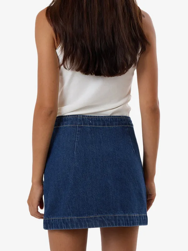 Thrills Marley Wrap Skirt - UNION BLUE sold by Sun Diego Boardshops product image thumbnail 2