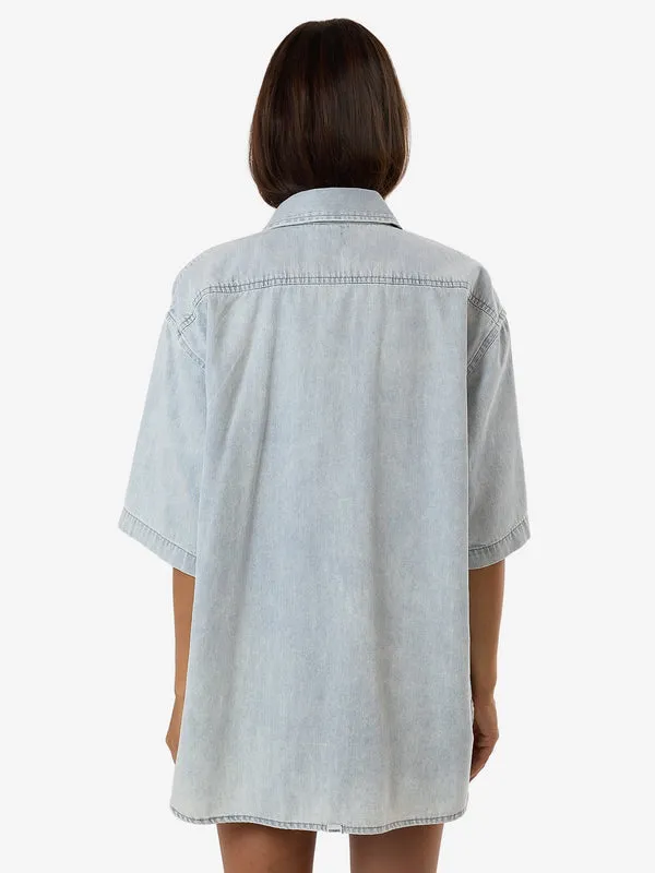 Thrills Darian Denim Shirt - DIRTY FADE sold by Sun Diego Boardshops product image thumbnail 2