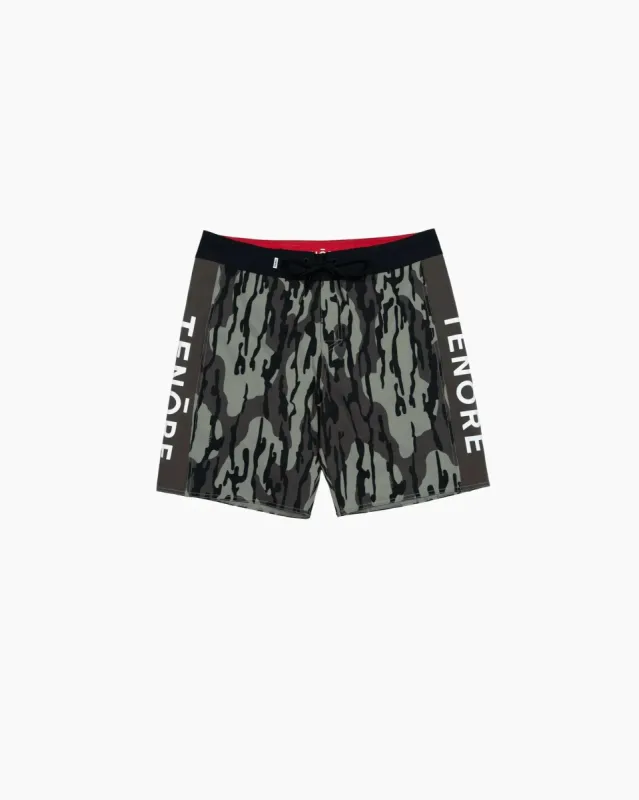 Tenore Team Boardshort 18.5" - GREEN OAK CAMO made by Sun Diego Boardshops