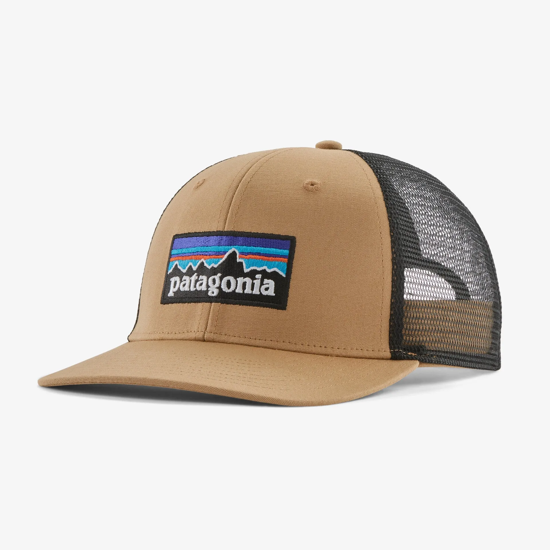 Patagonia P-6 Logo Trucker Hat - GRAYLING BROWN sold by Sun Diego Boardshops