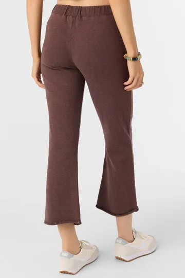 O'Neill KARMA FRENCH TERRY CROPPED LOUNGE PANTS - CHOCOLATE sold by Sun Diego Boardshops product image thumbnail 3