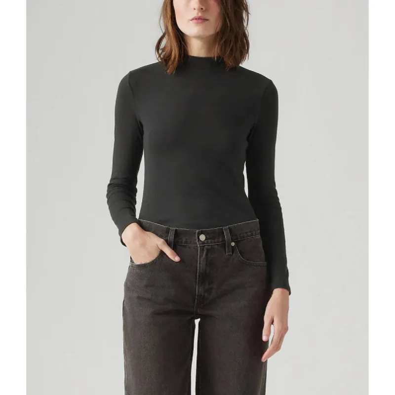 Levi's Effortless Long Sleeve Top - CAVIAR sold by Sun Diego Boardshops