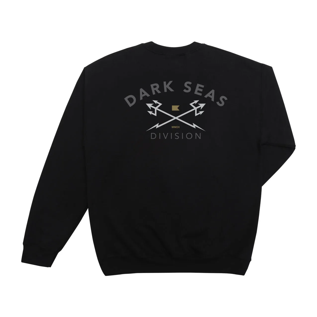 Dark Seas HEADMASTER CREWNECK - BLACK sold by Sun Diego Boardshops