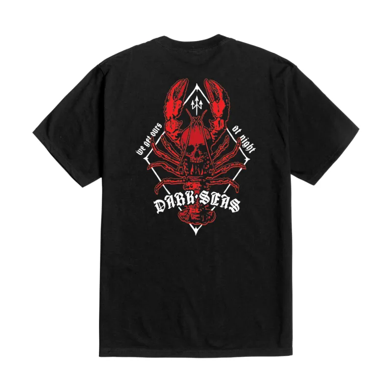 Dark Seas DEAD OF NIGHT STOCK T-SHIRT - BLACK sold by Sun Diego Boardshops