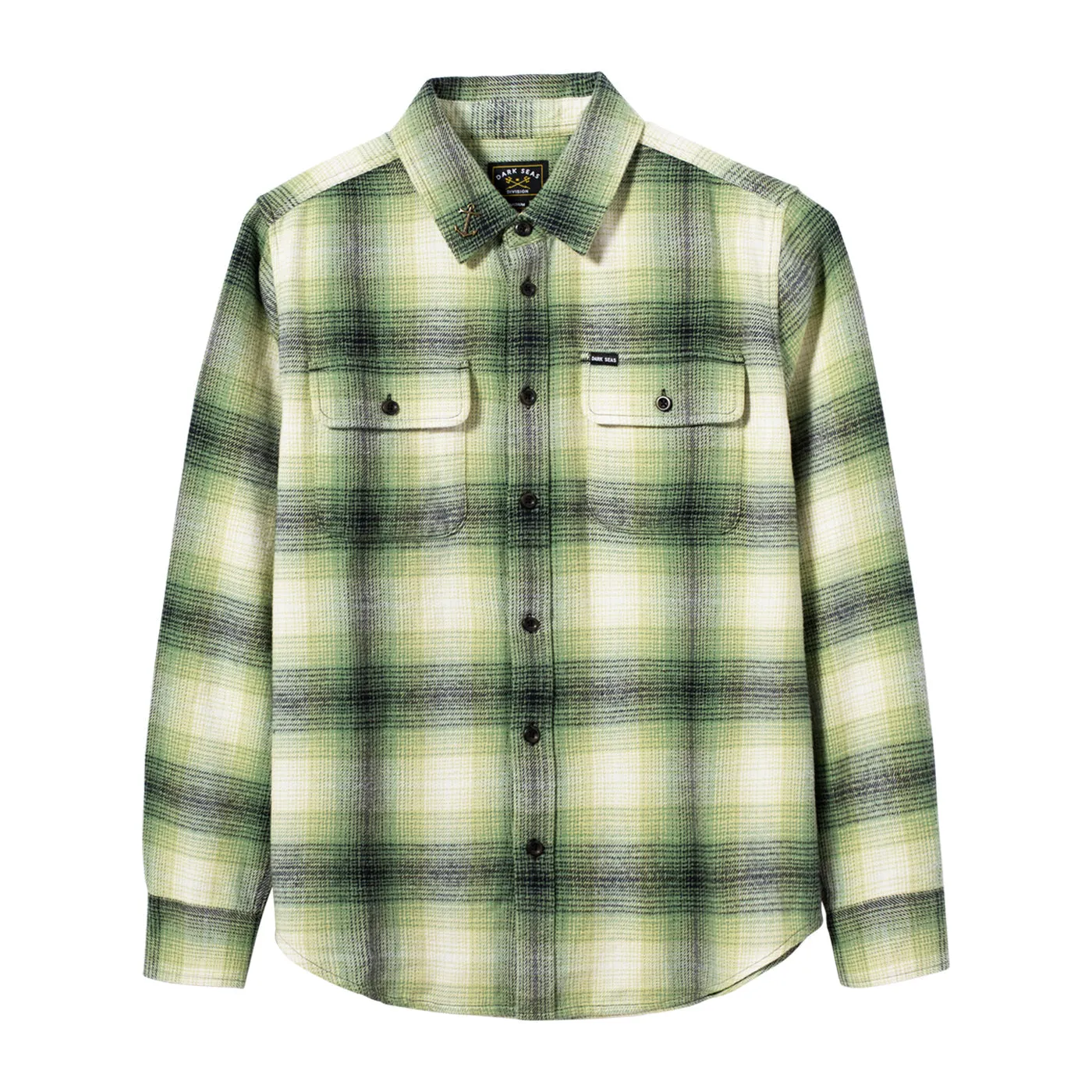 Dark Seas CHARLOS SHIRT - NAVY/GREEN sold by Sun Diego Boardshops