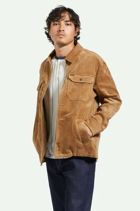 Brixton Motor Jacket - TIGER'S EYE CORD sold by Sun Diego Boardshops
