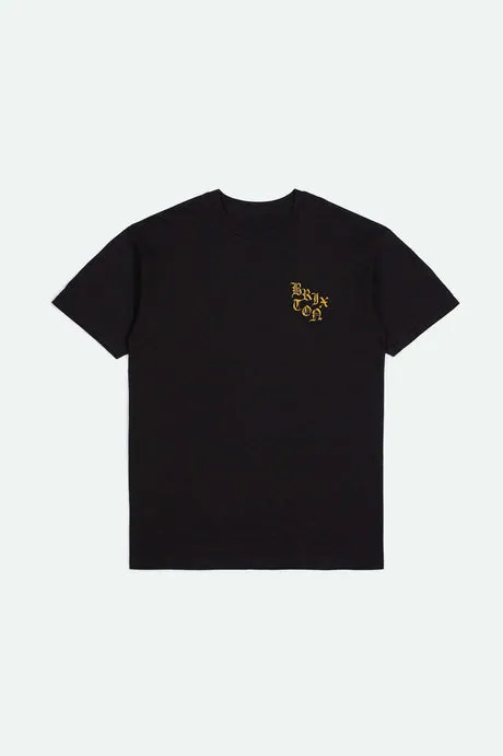 Brixton Be Kind S/S Standard T-Shirt - BLACK sold by Sun Diego Boardshops product image thumbnail 2