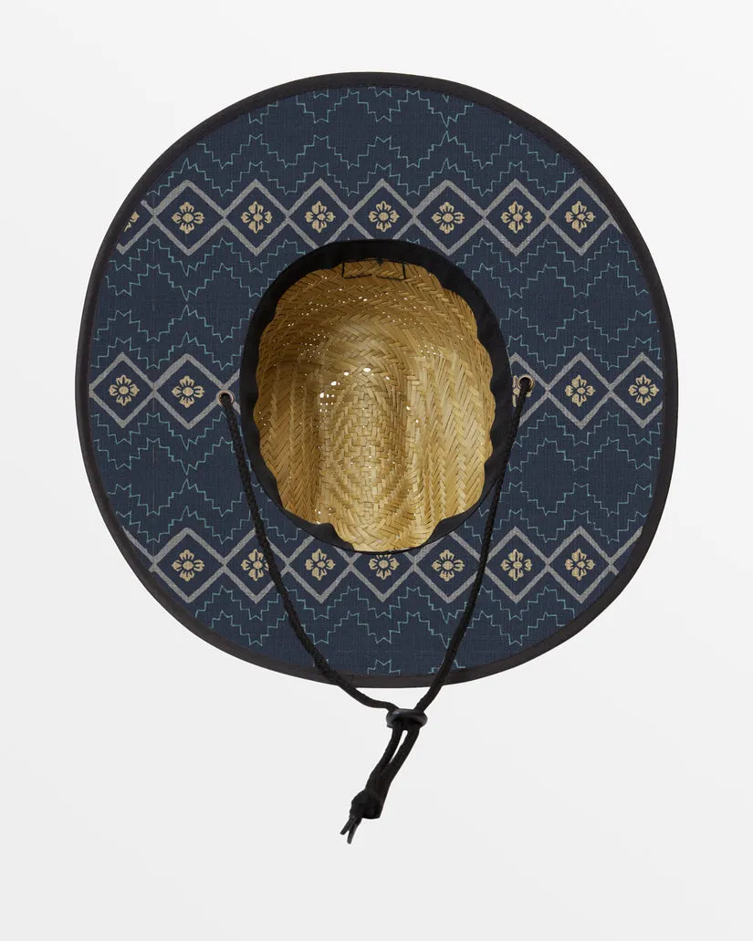 Billabong Tides Print Lifeguard Straw Hat - NAVY sold by Sun Diego Boardshops product image thumbnail 3