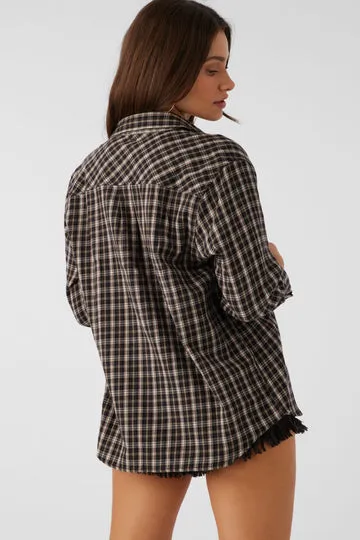 O'Neill LOGAN FLANNEL RELAXED FIT SHIRT - CHOCOLATE sold by Sun Diego Boardshops product image thumbnail 2