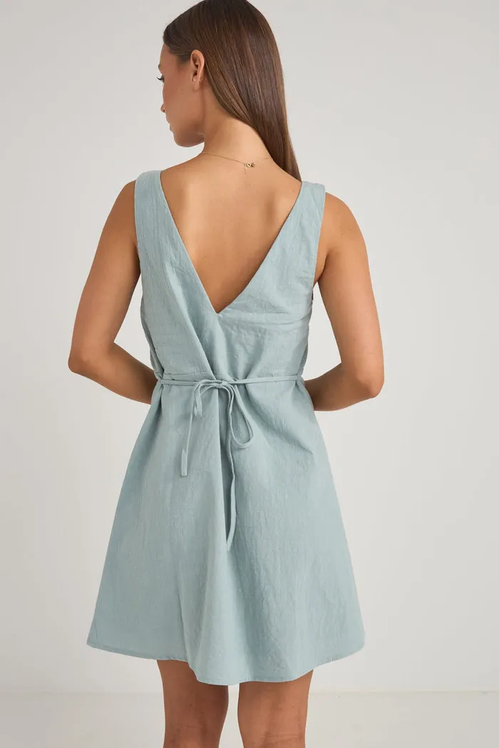 Rhythm Harper Mini Dress - SEAFOAM sold by Sun Diego Boardshops product image thumbnail 2