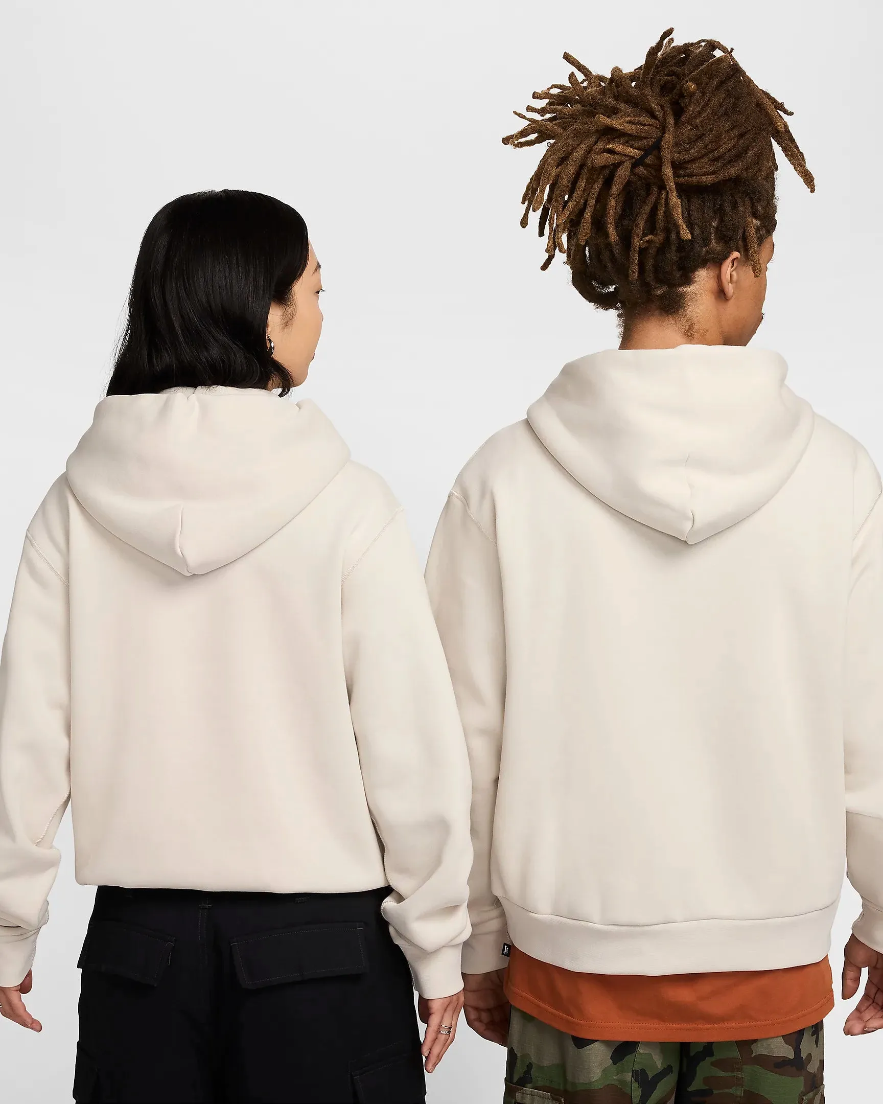 Nike Fleece Pullover Skate Hoodie - LT OREWOOD BRN/WHITE sold by Sun Diego Boardshops product image thumbnail 2