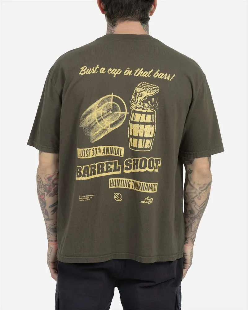 Lost ENTERPRISES Barrel Shoot Boxy Tee - DARK EARTH sold by Sun Diego Boardshops