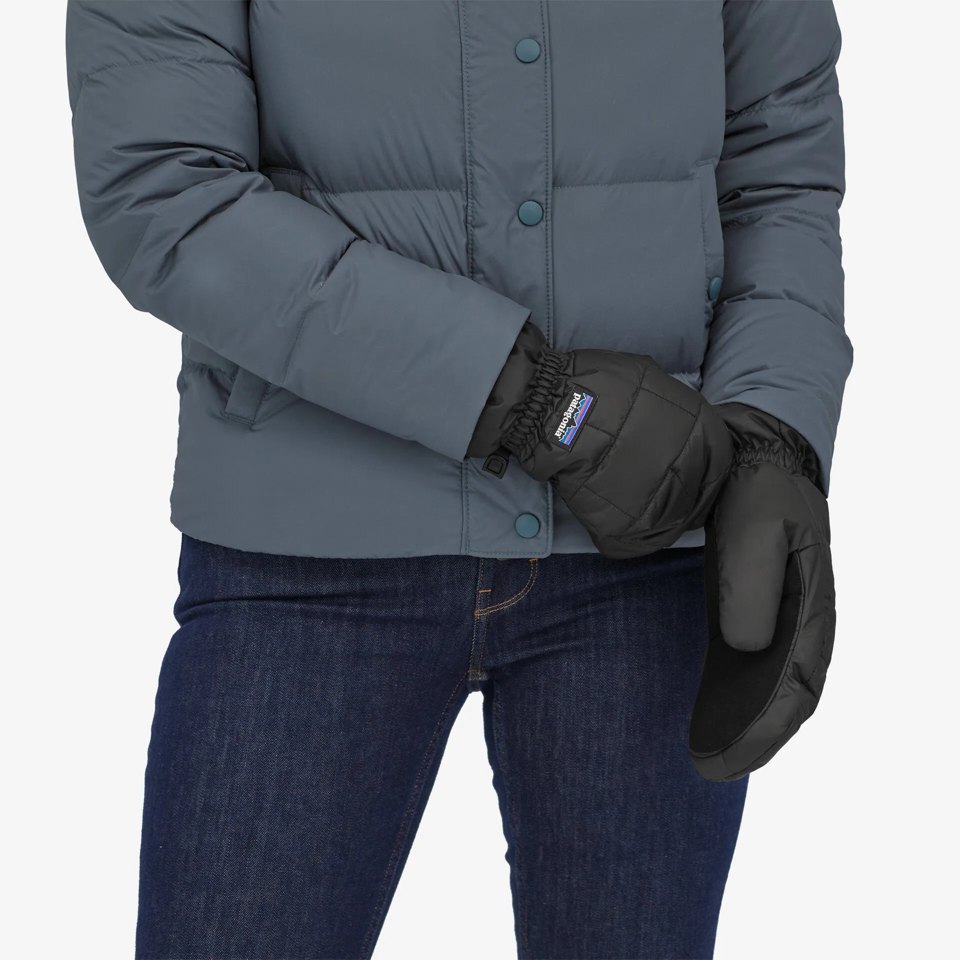 Patagonia Nano Puff Mitts - BLACK sold by Sun Diego Boardshops product image thumbnail 2