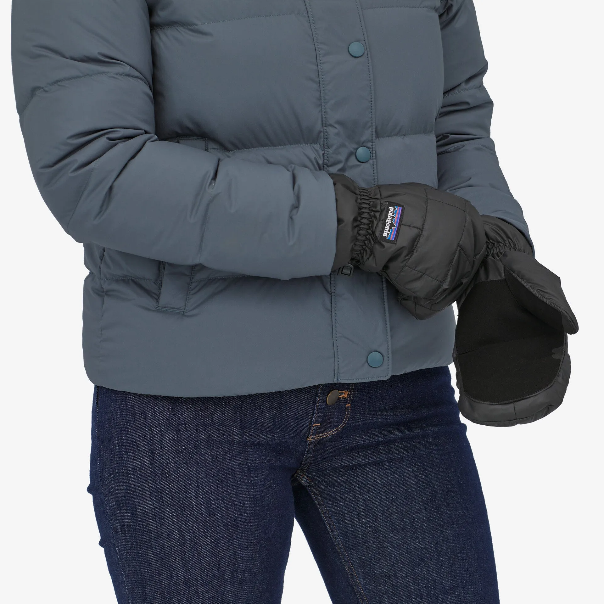 Patagonia Nano Puff Mitts - BLACK sold by Sun Diego Boardshops product image thumbnail 3