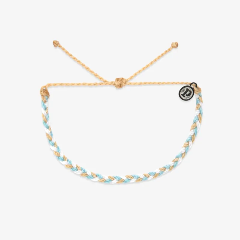 Pura Vida Mini Braided Bracelet for Charity - CALM SHORES sold by Sun Diego Boardshops