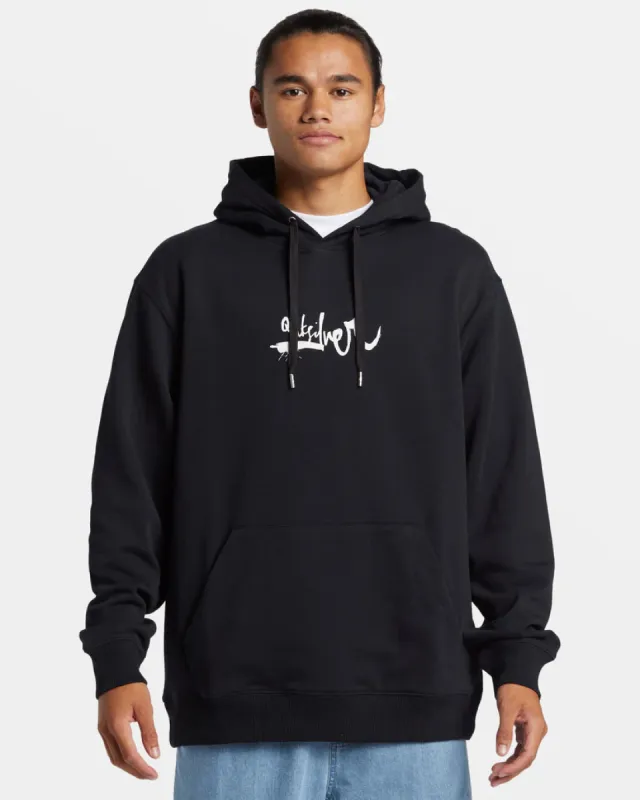 Quiksilver DNA Impaired Logo Pullover Sweatshirt - BLACK made by Quiksilver