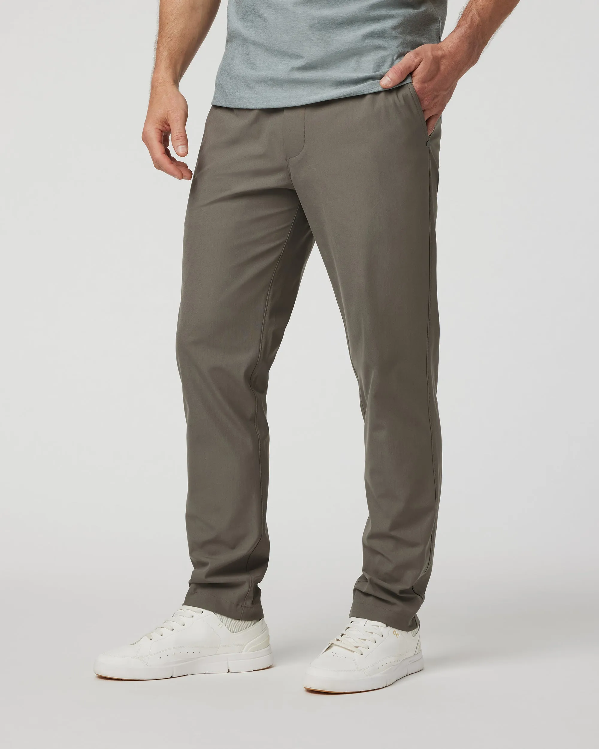 VUORI Meta Elastic Waist Pant - COCOA sold by Sun Diego Boardshops
