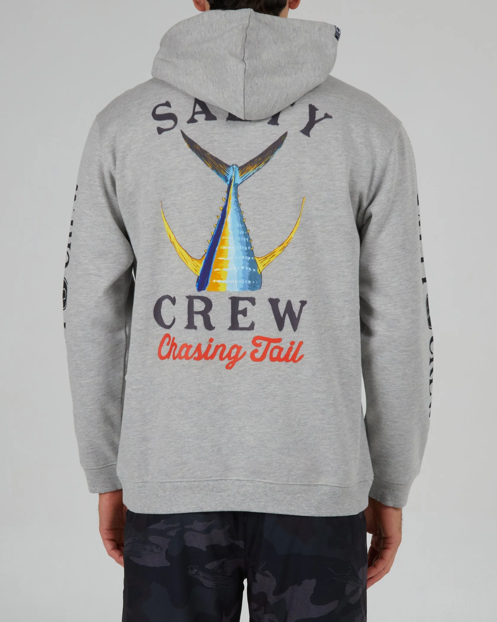 Salty Crew Tailed Hood Fleece - GREY HEATHER sold by Sun Diego Boardshops