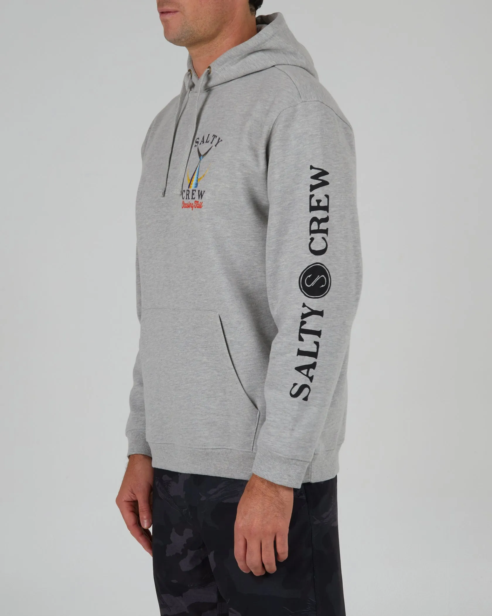 Salty Crew Tailed Hood Fleece - GREY HEATHER sold by Sun Diego Boardshops product image thumbnail 2