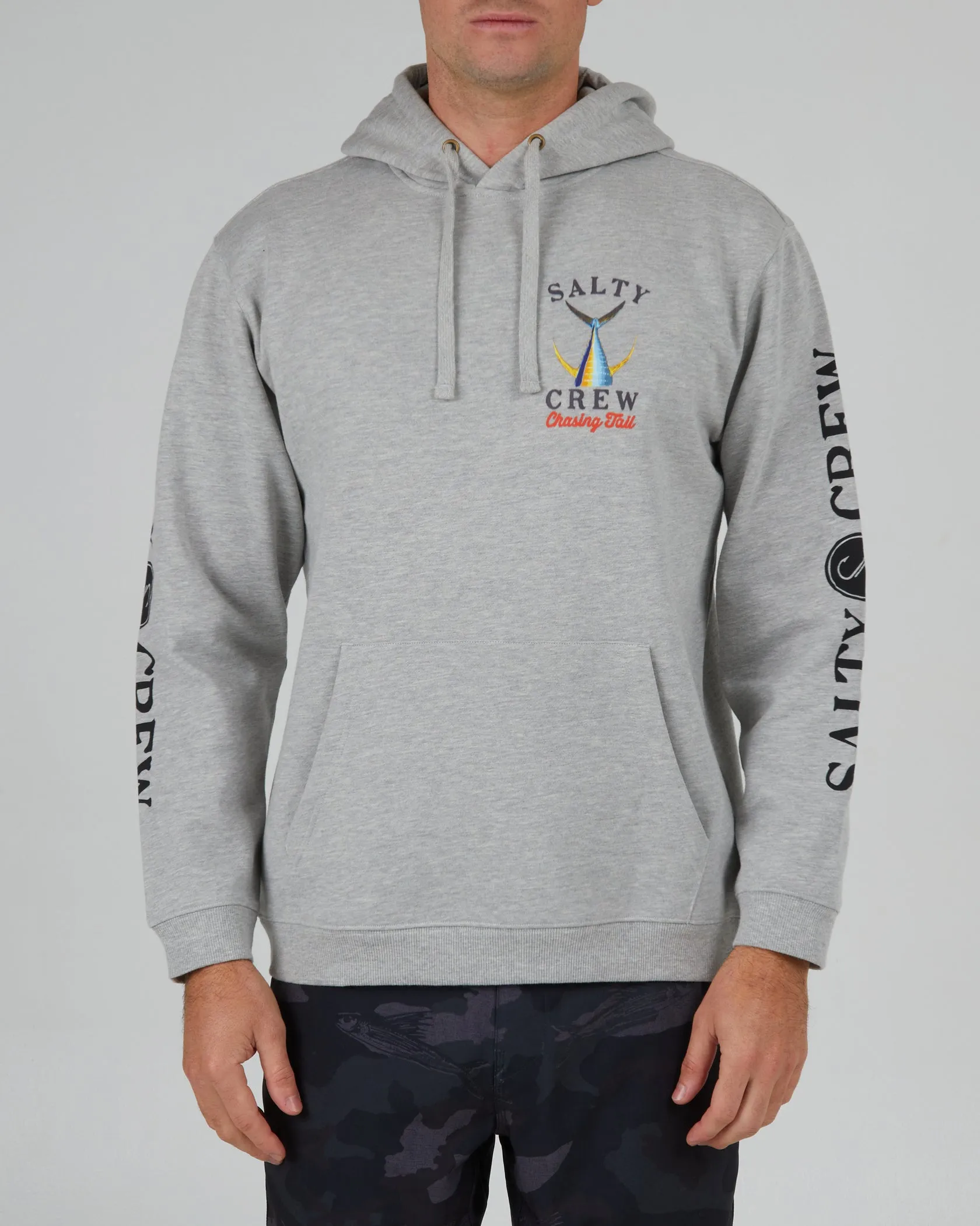 Salty Crew Tailed Hood Fleece - GREY HEATHER sold by Sun Diego Boardshops product image thumbnail 3