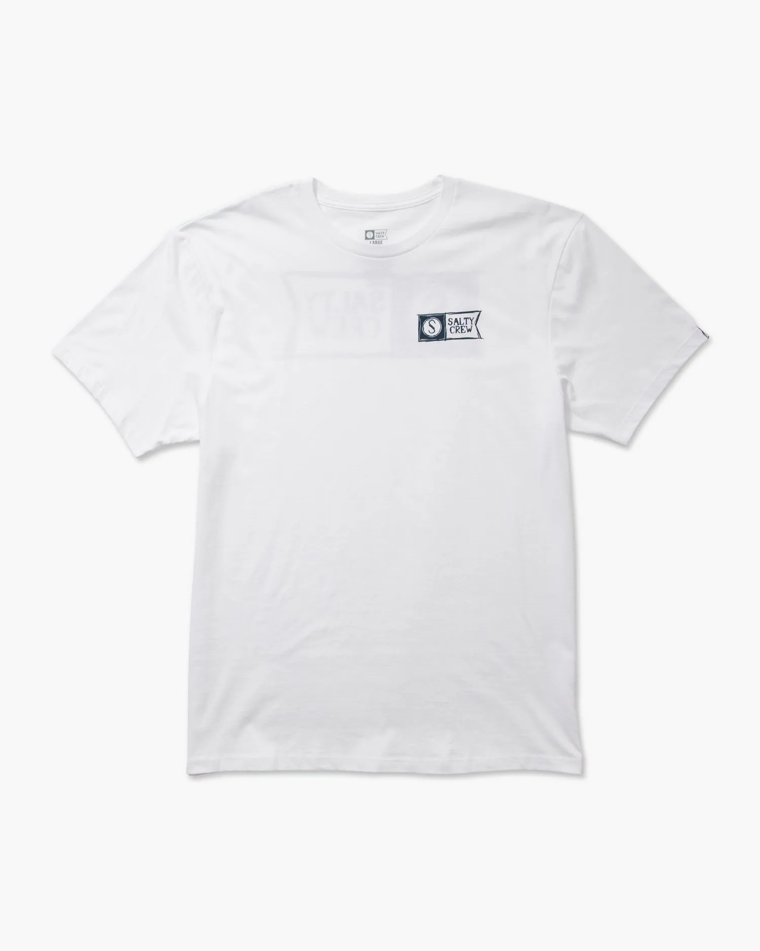 Salty Crew Sketchy Alpha S/S Premium Tee - WHITE sold by Sun Diego Boardshops product image thumbnail 2