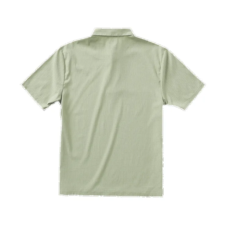 ROARK Bless Up Breathable Stretch Polo Shirt - DUSTY GREEN sold by Sun Diego Boardshops product image thumbnail 3