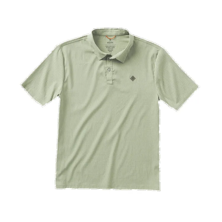 ROARK Bless Up Breathable Stretch Polo Shirt - DUSTY GREEN sold by Sun Diego Boardshops product image thumbnail 2