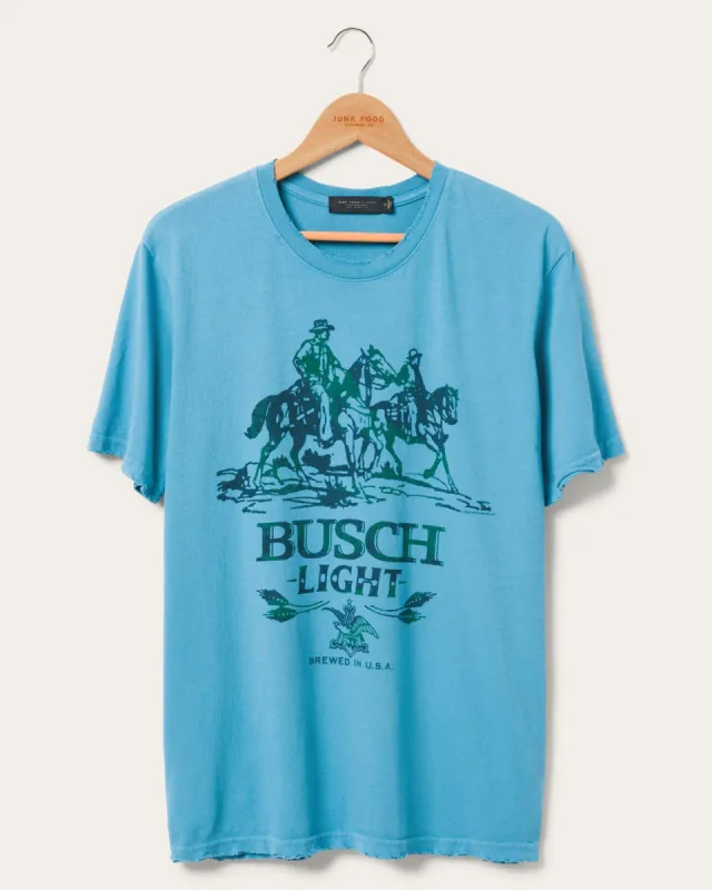 Junk Food Busch Light Vintage Tee - ASHLEY BLUE sold by Sun Diego Boardshops