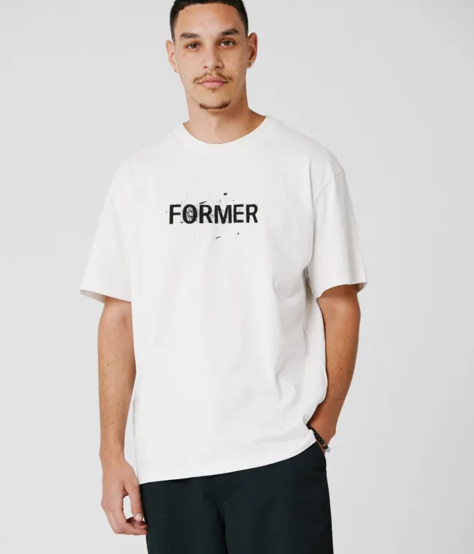 FORMER LEGACY SCRATCH TEE - BONE sold by Sun Diego Boardshops