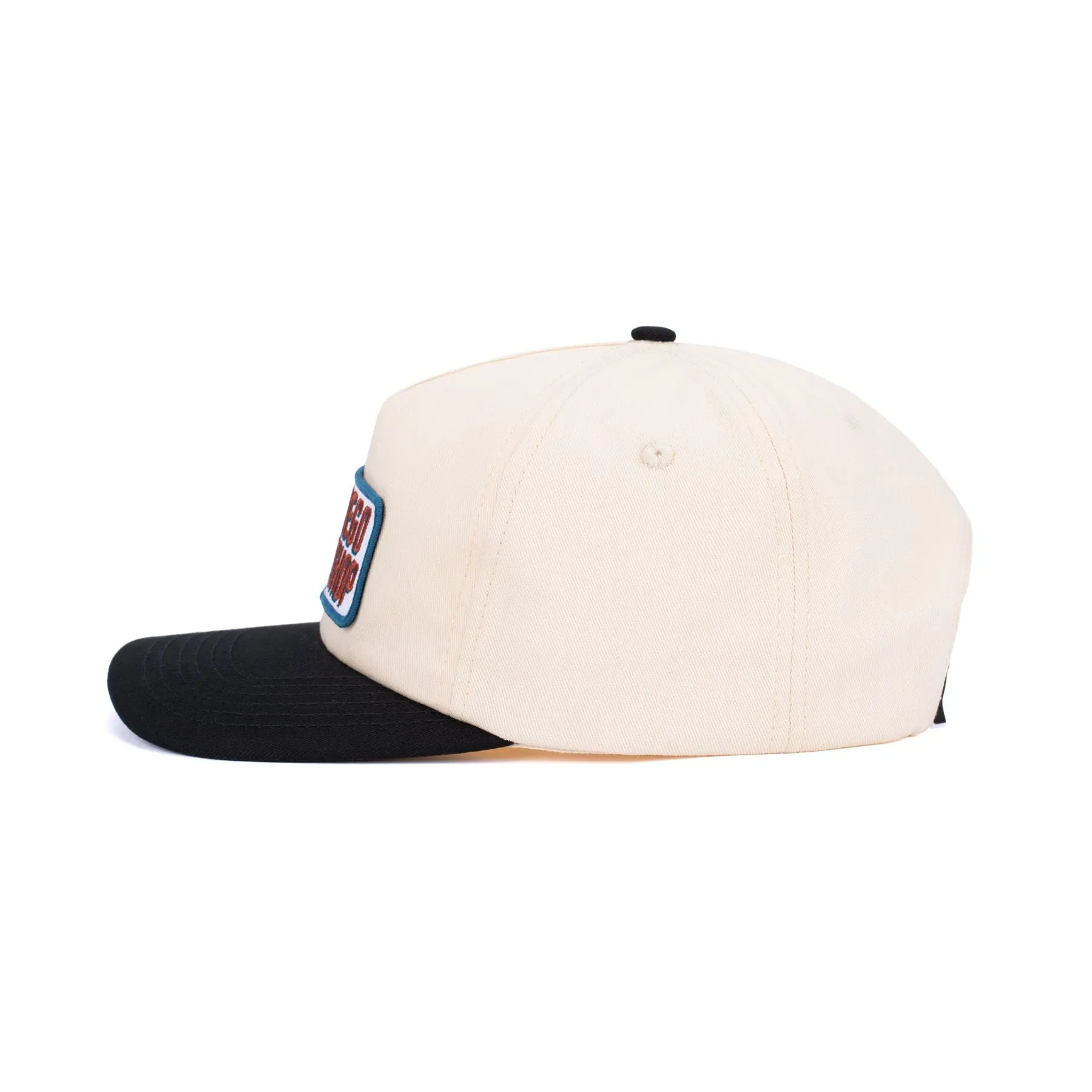 SunDiego SD BOARDSHOP Snapback - VINTAGE WHITE/BLACK sold by Sun Diego Boardshops product image thumbnail 2
